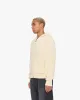 V-LOGO KNIT ZIP HOODIE BEIGE sold by vicinity