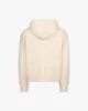 V-LOGO KNIT ZIP HOODIE BEIGE sold by vicinity