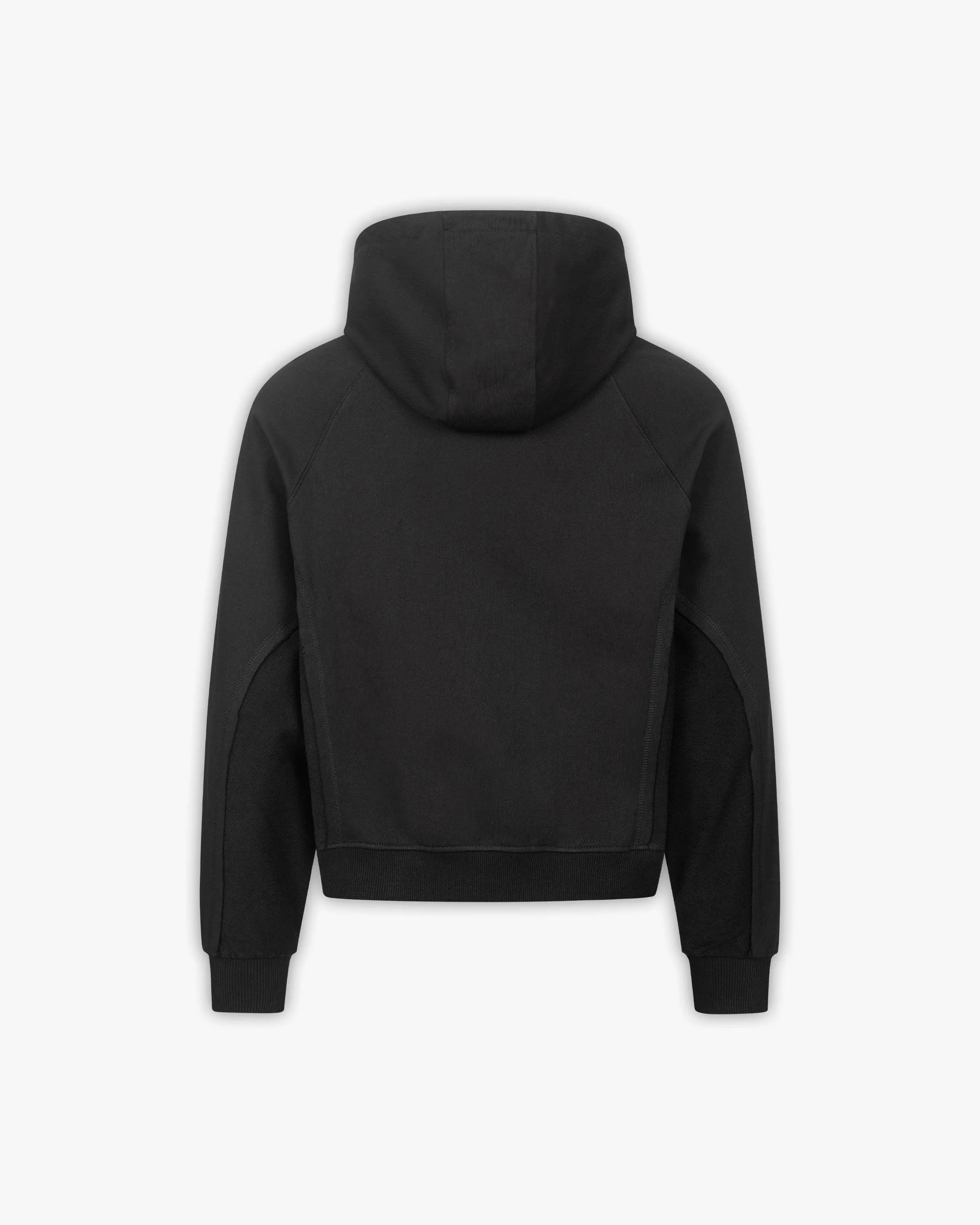 INSIDE OUT ZIP HOODIE BLACK sold by vicinity product image thumbnail 3
