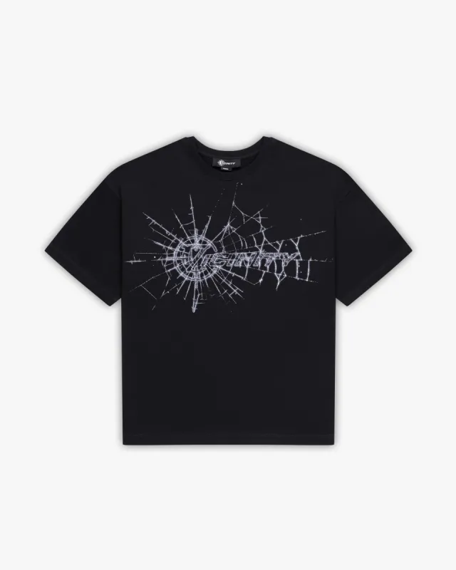 WEB LOGO TEE BLACK sold by vicinity