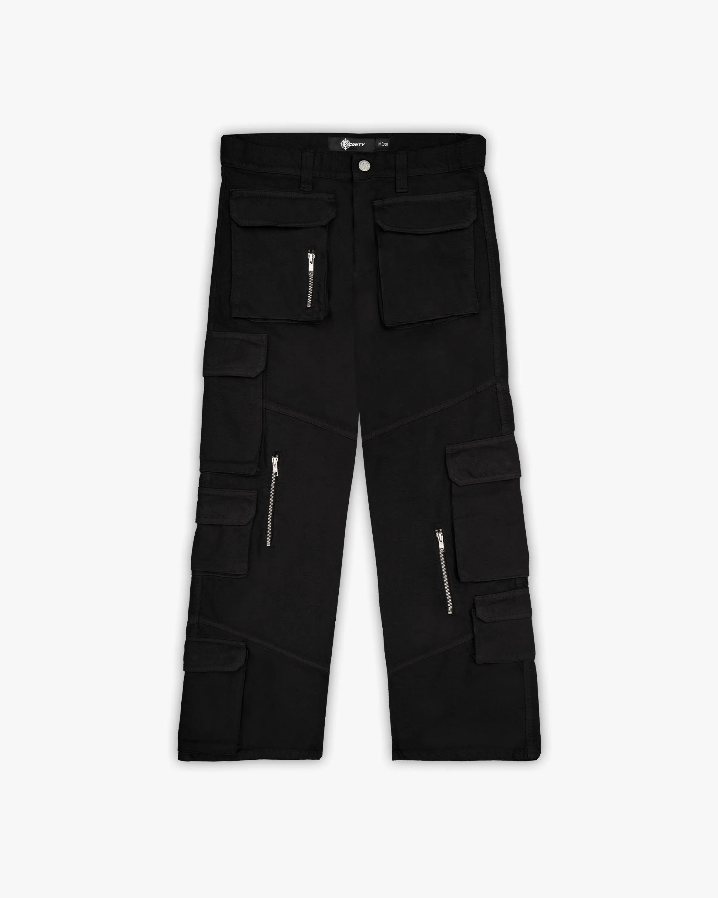 MULTIPOCKET CARGOPANTS BLACK sold by vicinity