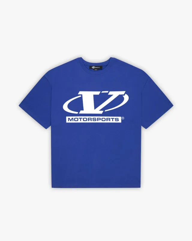 MOTORSPORTS TEE BLUE sold by vicinity