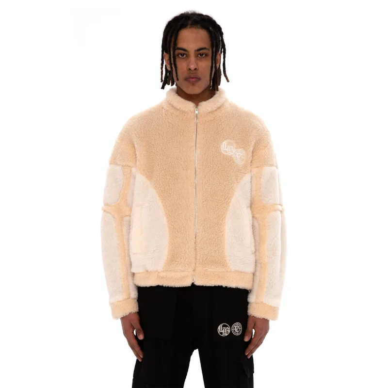 FLEECEJACKET CREAMWHITE sold by vicinity