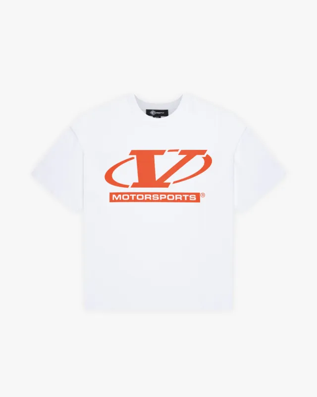 MOTORSPORTS TEE WHITE sold by vicinity