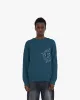 V-LOGO KNITWEAR MIDNIGHT BLUE sold by vicinity