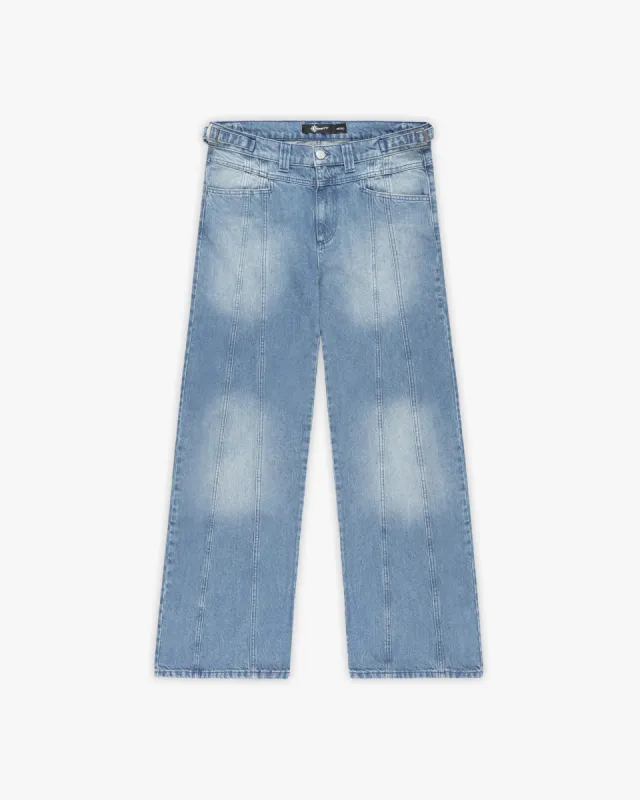 V-LOGO LIGHT BLUE DENIM sold by vicinity