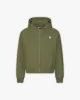 INSIDE OUT ZIP HOODIE KHAKI sold by vicinity