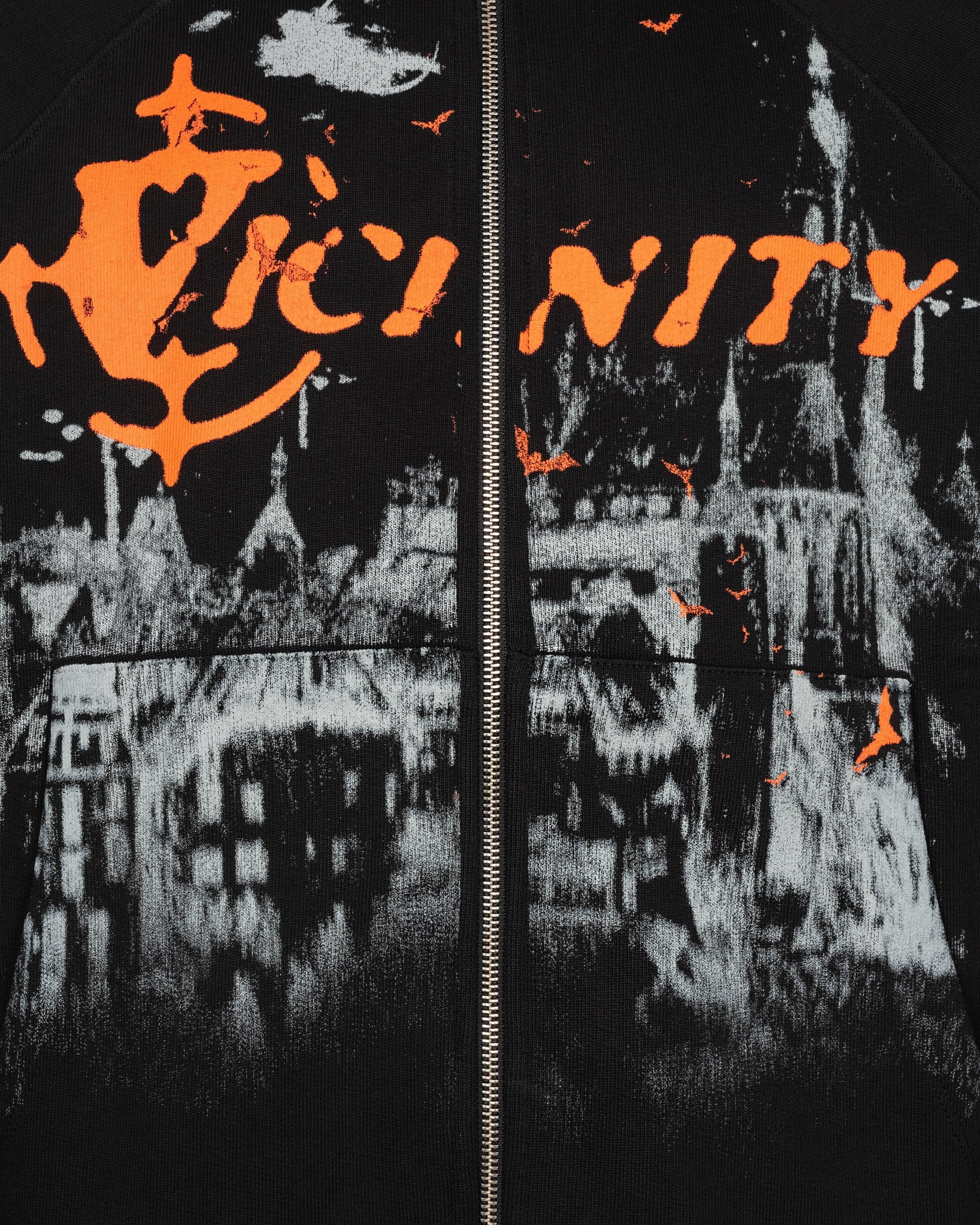 HAUNTED HOUSE ZIP HOODIE BLACK sold by vicinity product image thumbnail 6