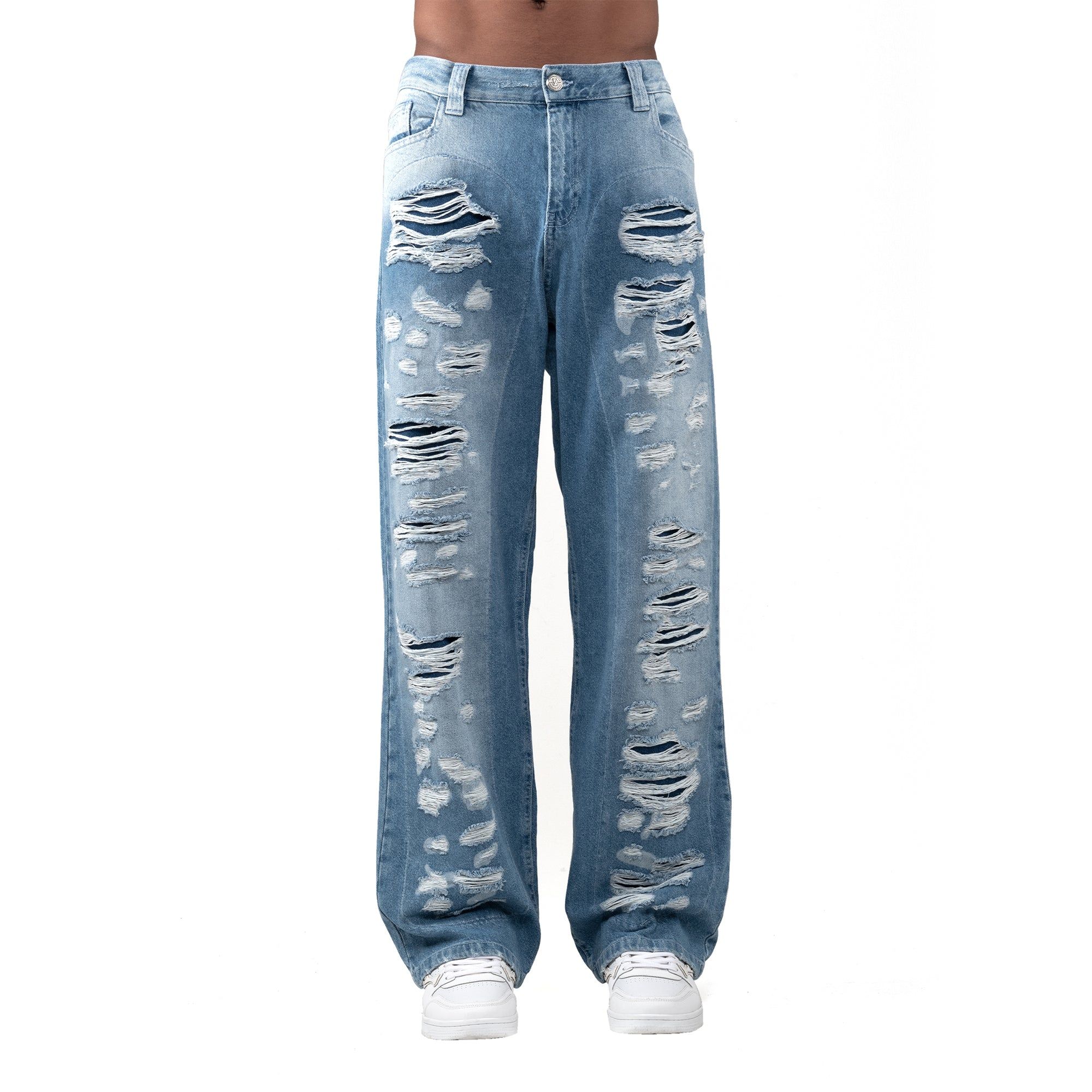 DISTRESSED DENIM LIGHT BLUE sold by vicinity