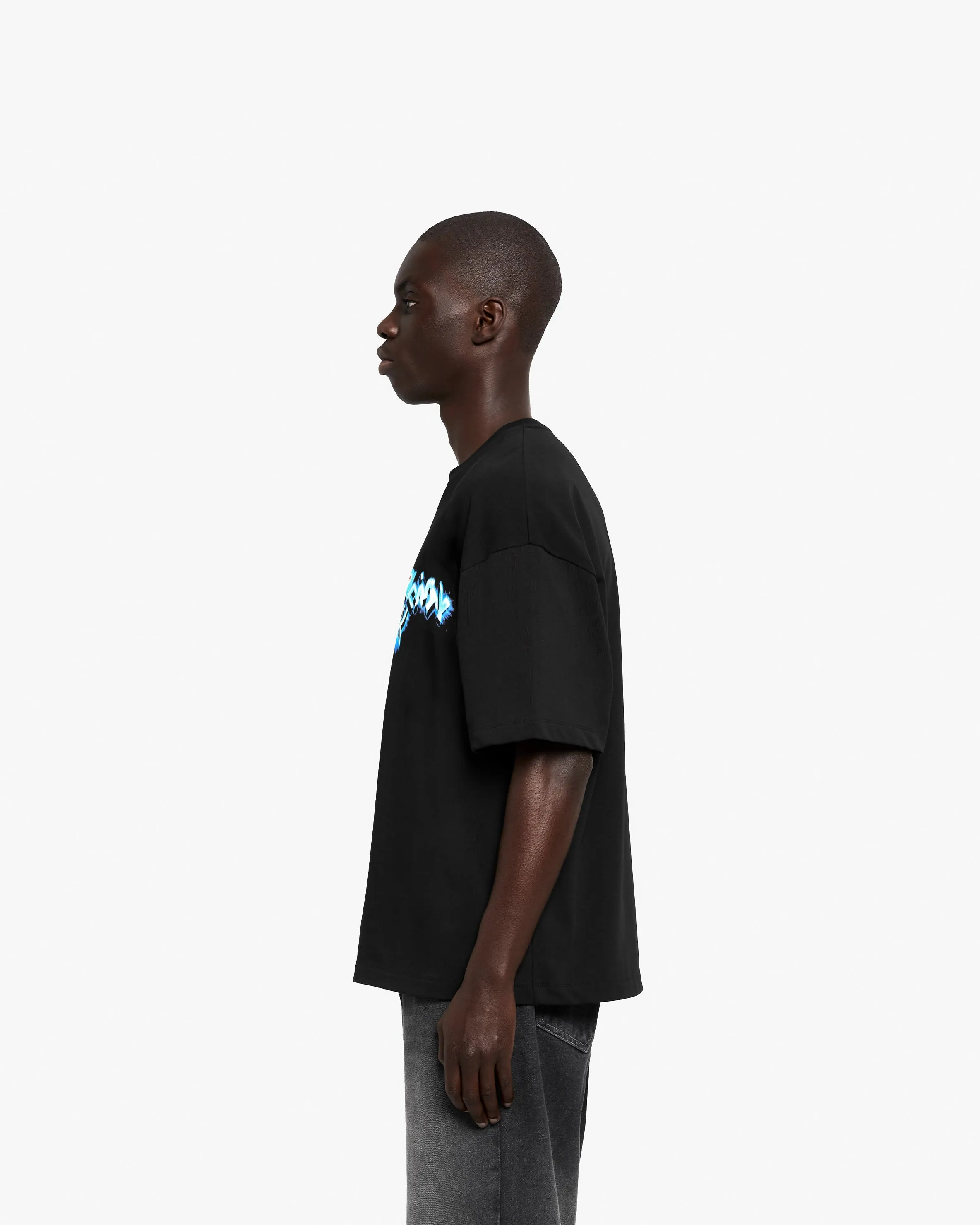 CHROME LOGO TEE BLACK sold by vicinity product image thumbnail 4