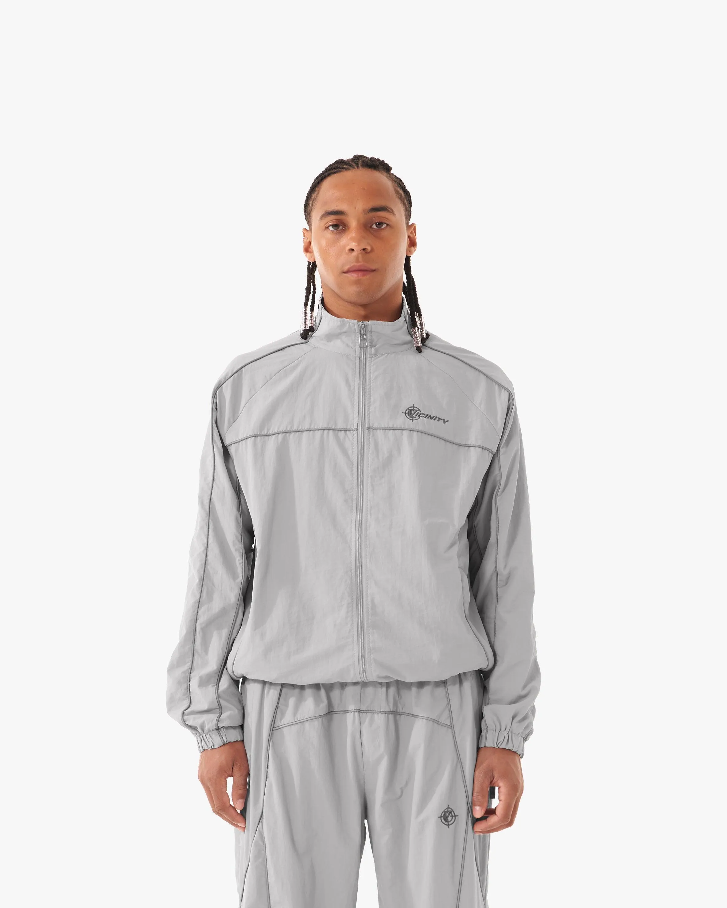TRACK JACKET GREY sold by vicinity product image thumbnail 2