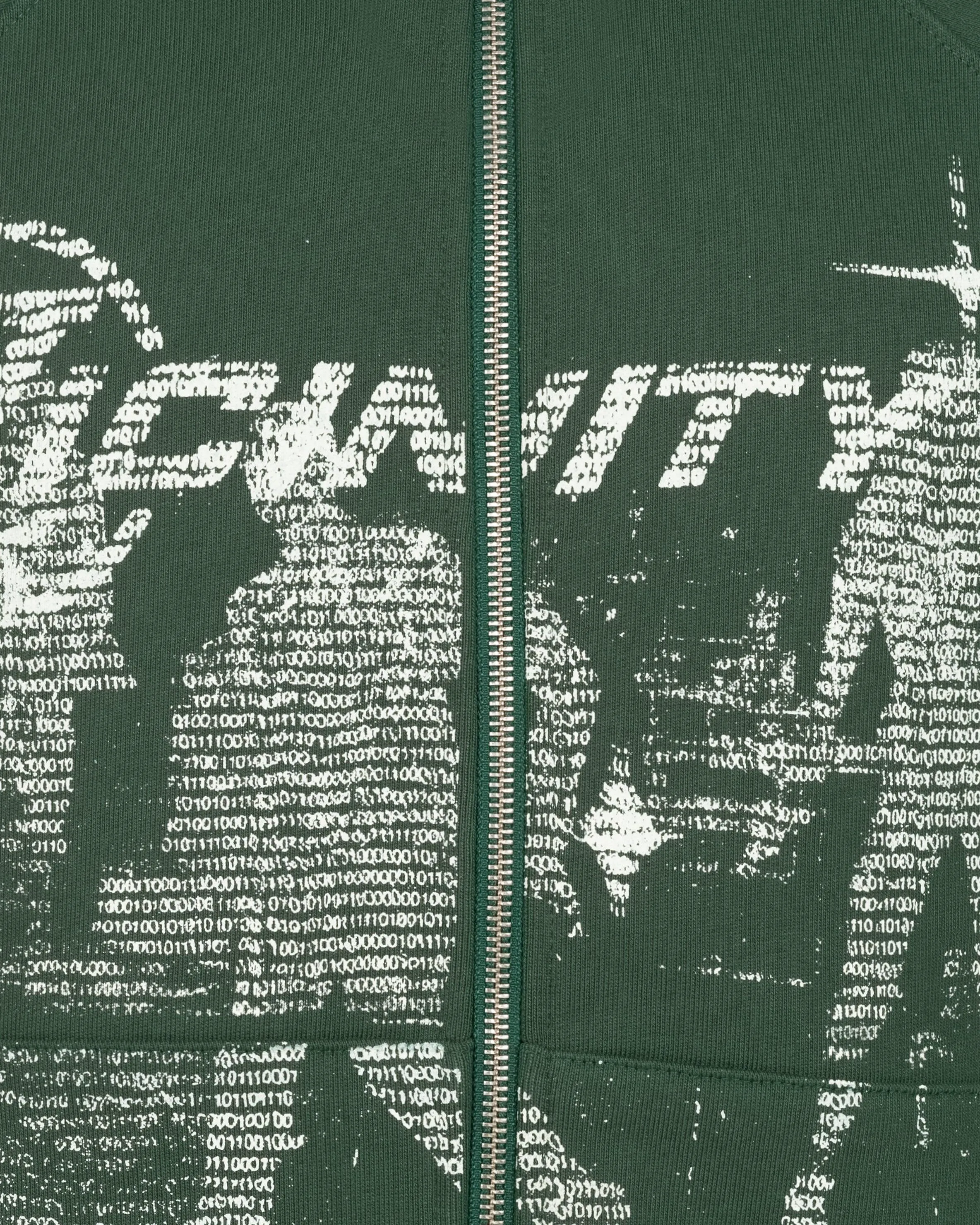 BINARY 2.0 ZIP HOODIE DARK GREEN sold by vicinity product image thumbnail 3