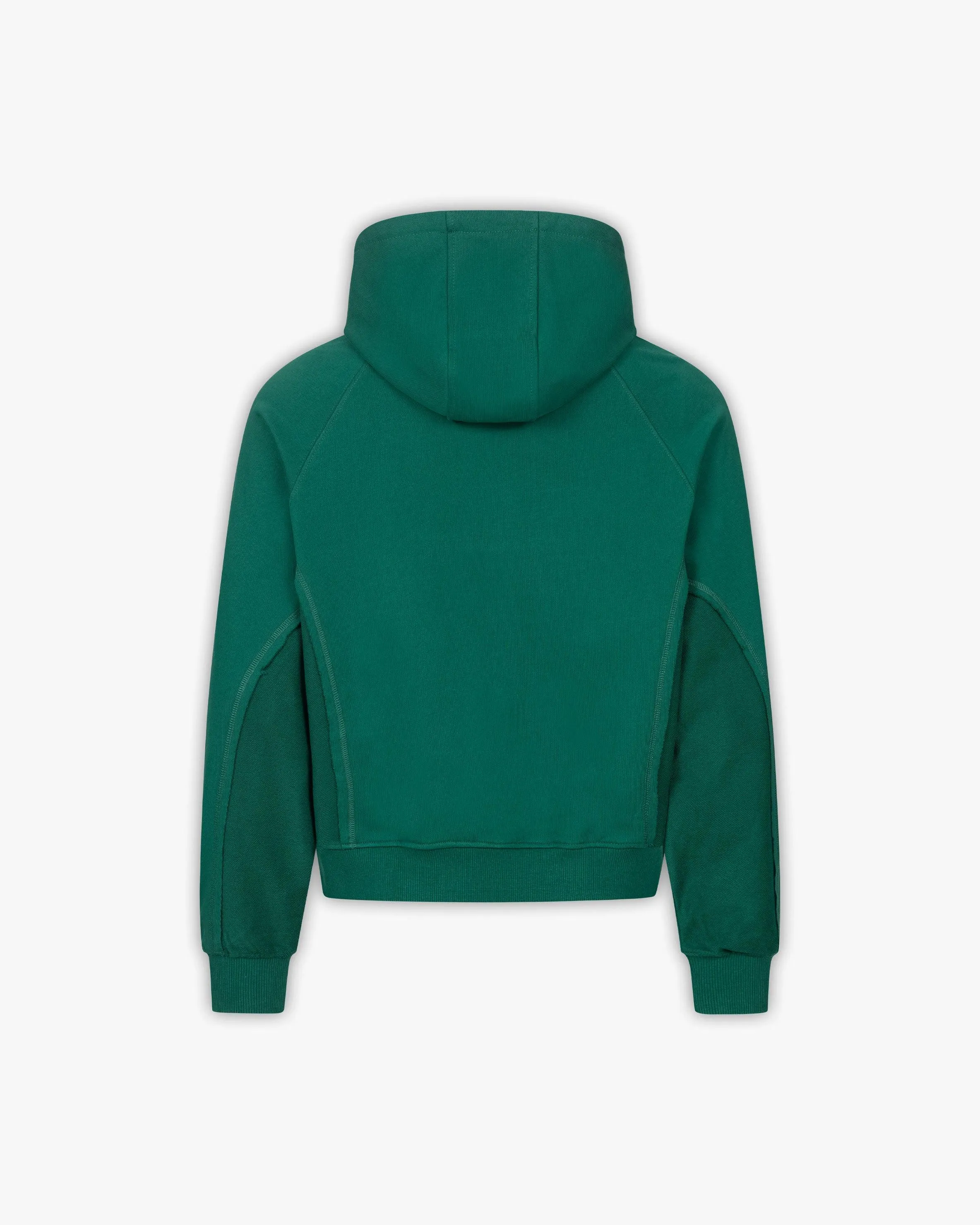 INSIDE OUT ZIP HOODIE FORREST GREEN sold by vicinity product image thumbnail 3