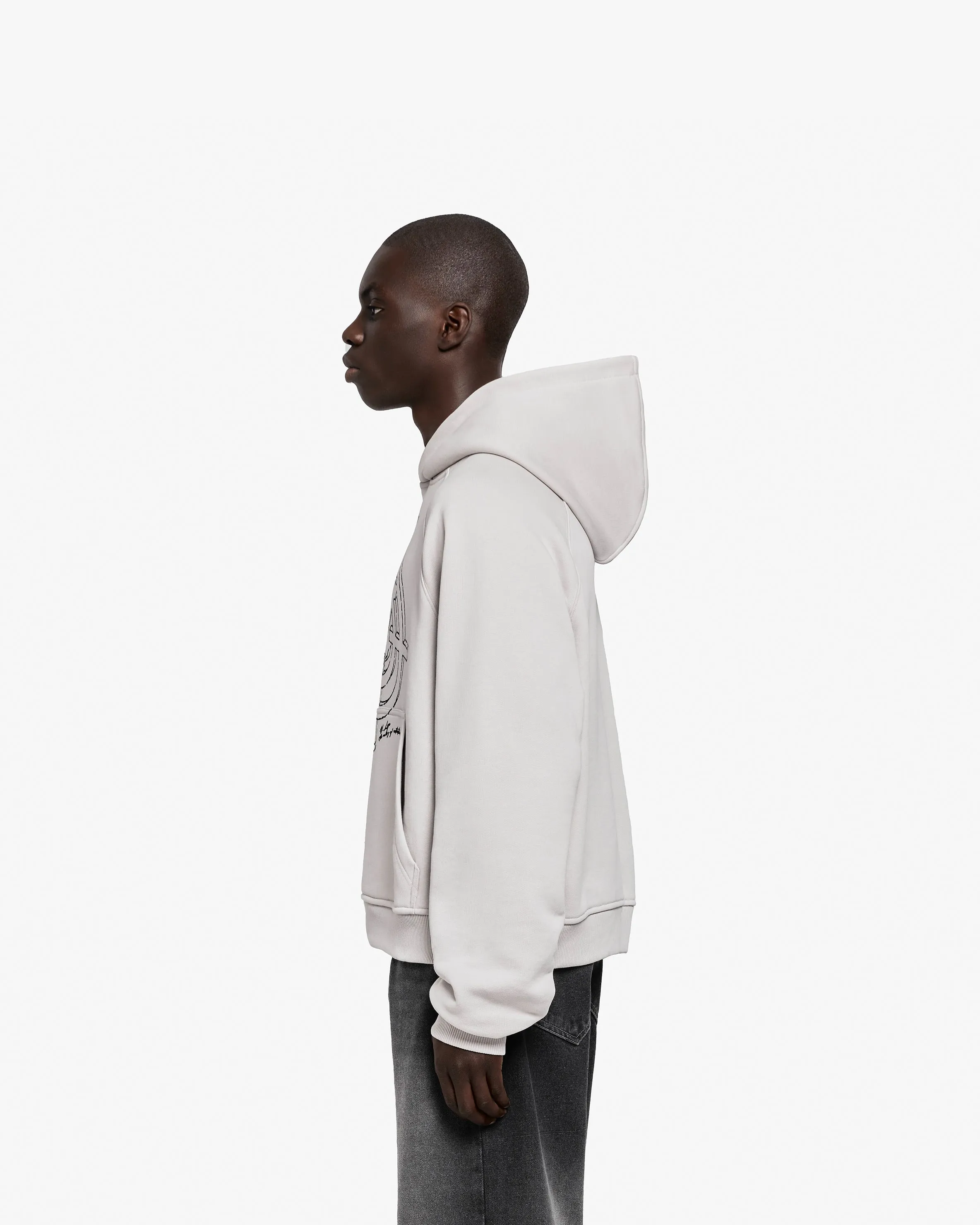 CONSTRUCTION LOGO HOODIE GREY sold by vicinity product image thumbnail 5