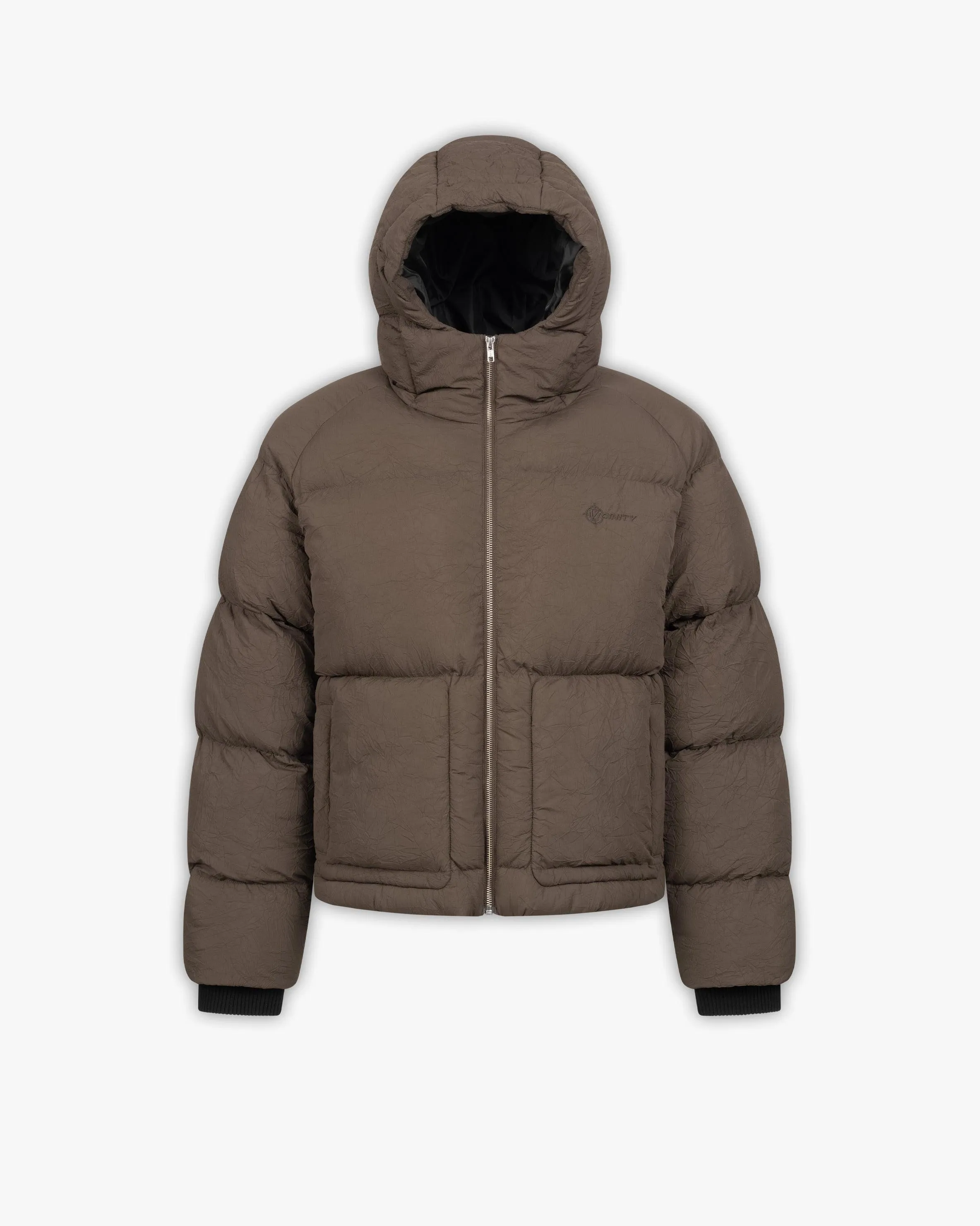 PUFFER JACKET BROWN sold by vicinity product image thumbnail 3