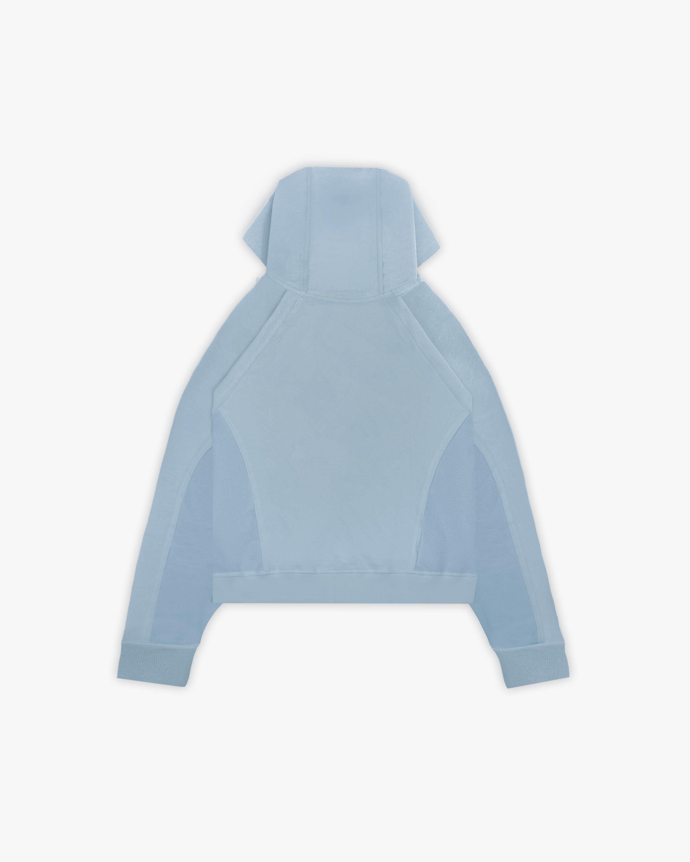 INSIDE OUT ZIP HOODIE SKY BLUE sold by vicinity product image thumbnail 2