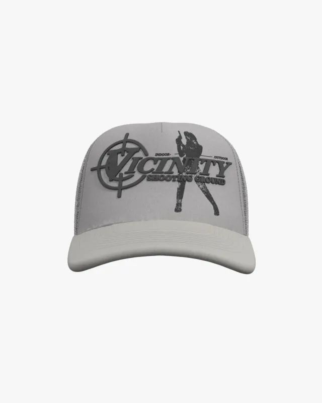 SHOOTING GROUND TRUCKER CAP GREY sold by vicinity