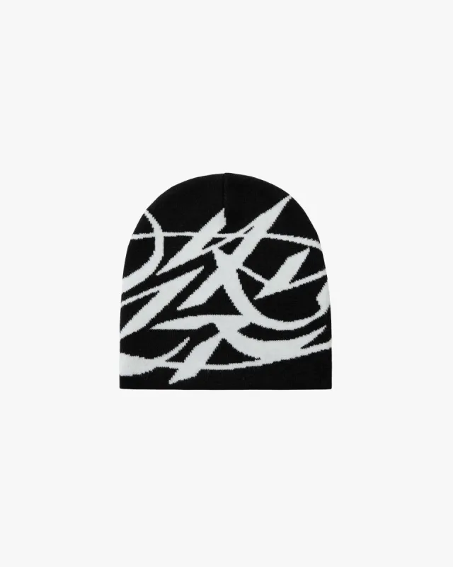 SCRIPT LOGO BEANIE - BLACK sold by vicinity