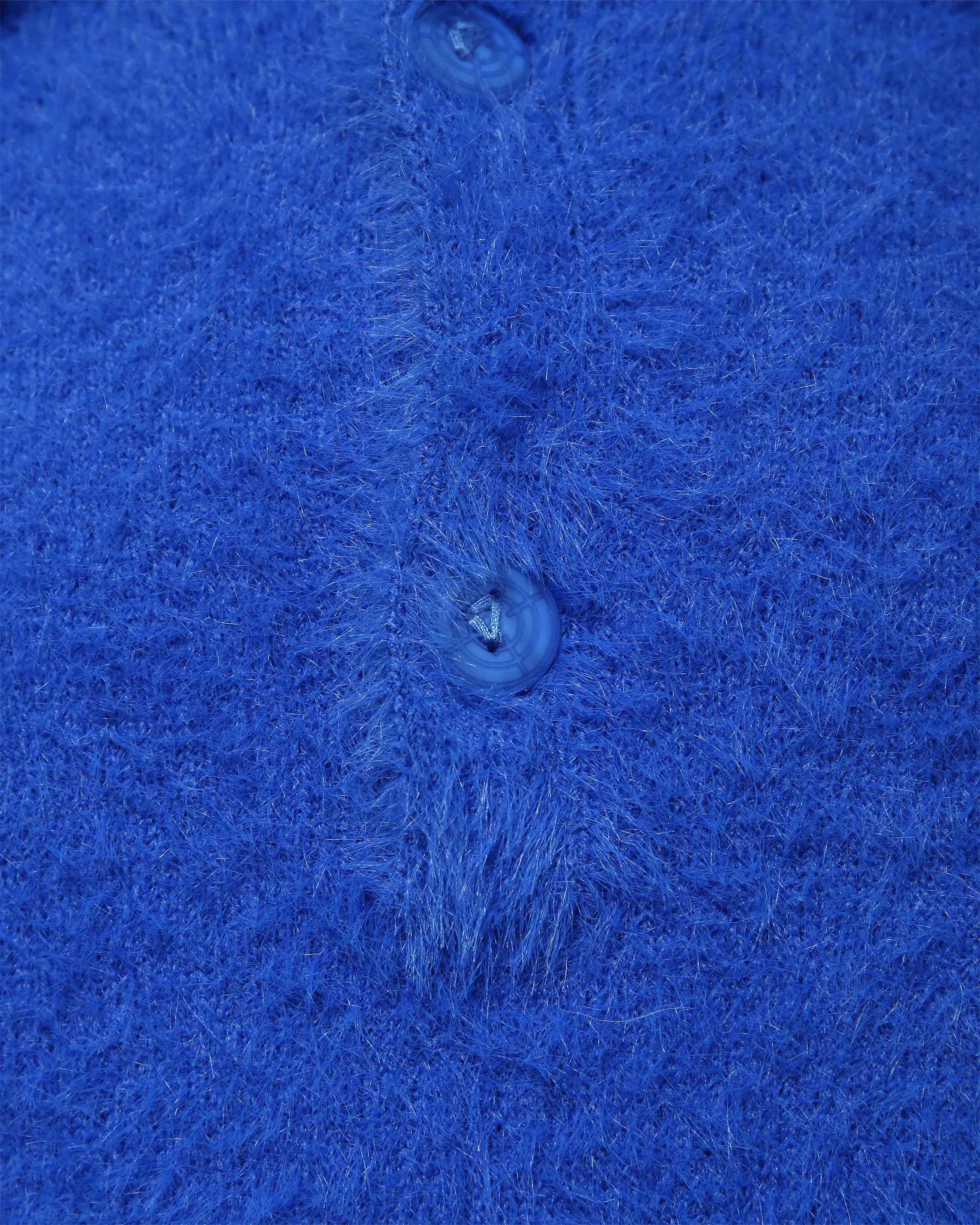 FAUX MINK POLO SWEATER ROYAL BLUE sold by vicinity product image thumbnail 5