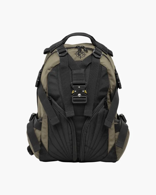 BUCKLE BACKPACK - MILITARY GREEN sold by vicinity