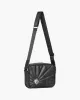 X LEATHER SHOULDERBAG BLACK sold by vicinity