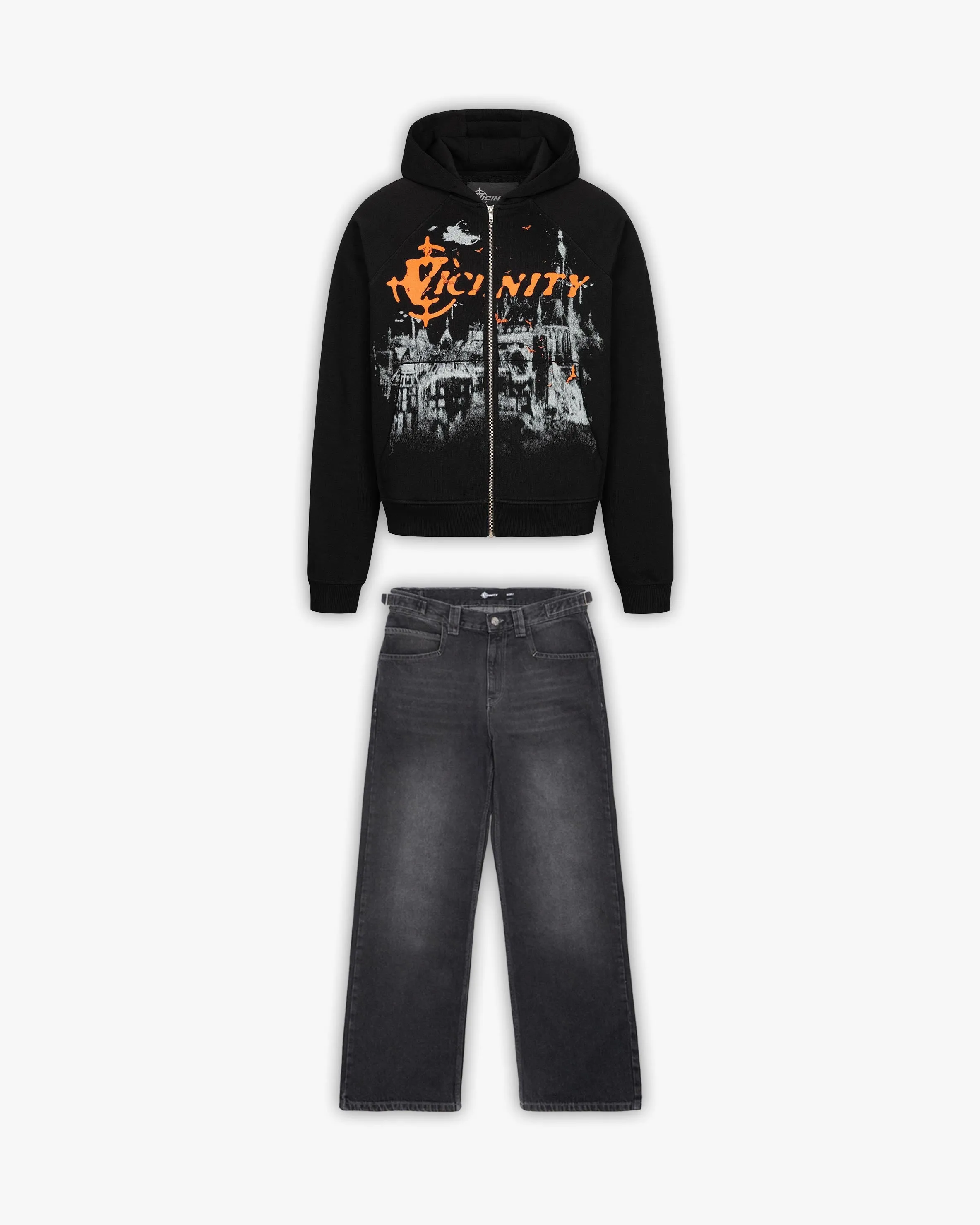 DENIM + ZIP HOODIE BUNDLE sold by vicinity