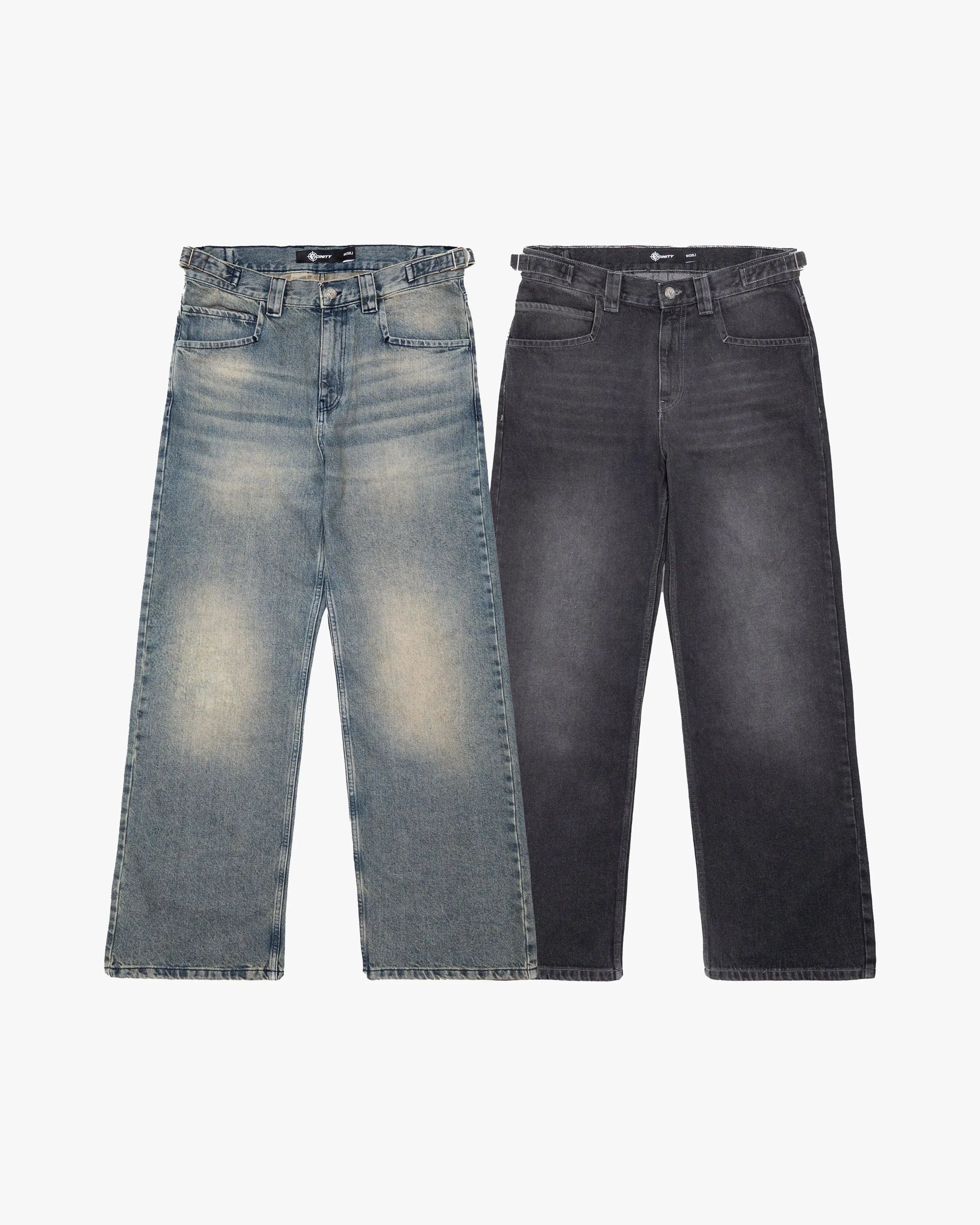 STONE WASHED + YELLOW TINTED DENIM sold by vicinity