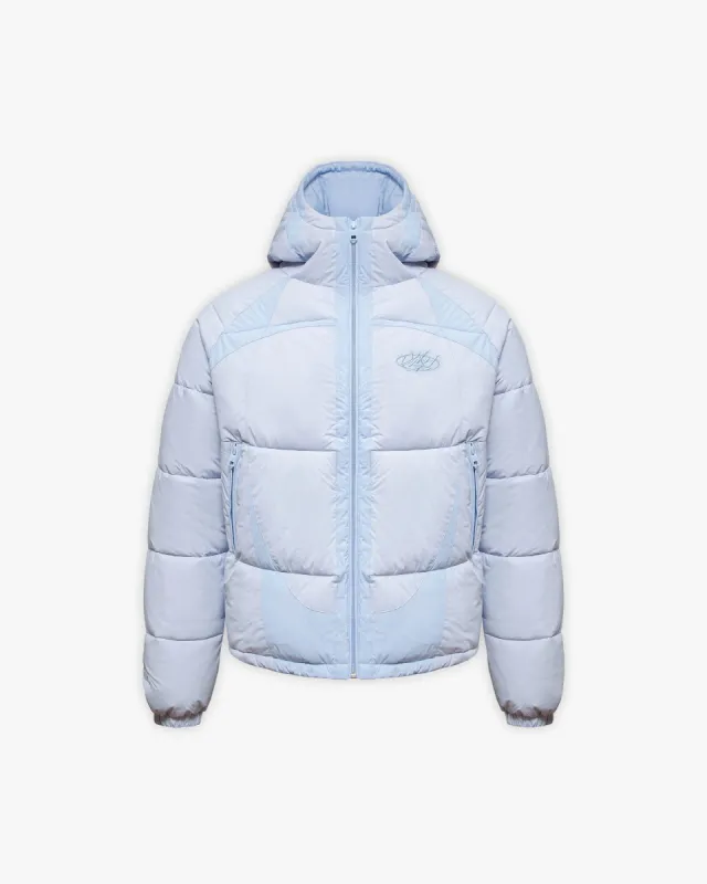 BLAZE PUFFER JACKET SKYBLUE sold by vicinity