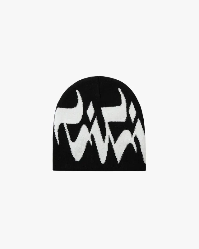 MIRAGE BEANIE - BLACK sold by vicinity