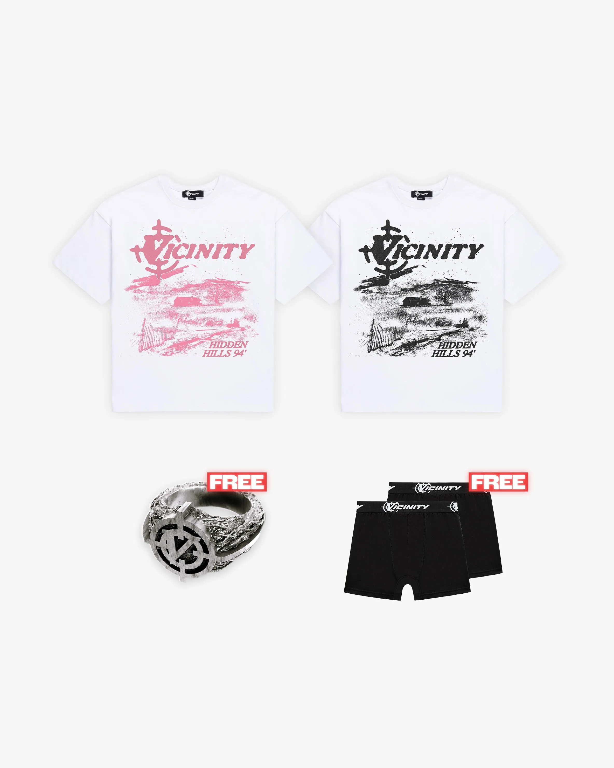 94 TEE BUNDLE + FREE ROOTS RING & FREE BOXERS sold by vicinity