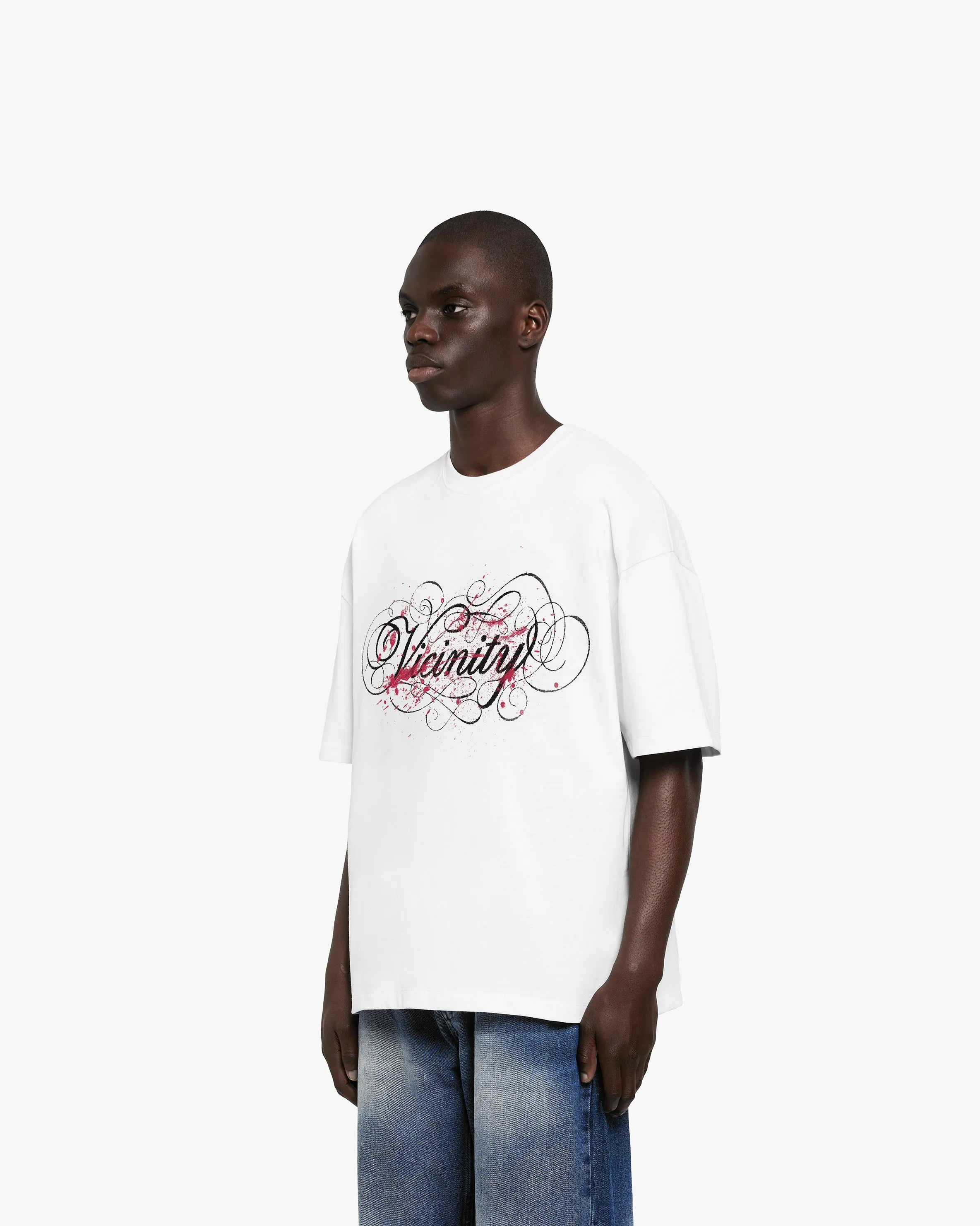 SPLATTER TEE WHITE sold by vicinity product image thumbnail 3