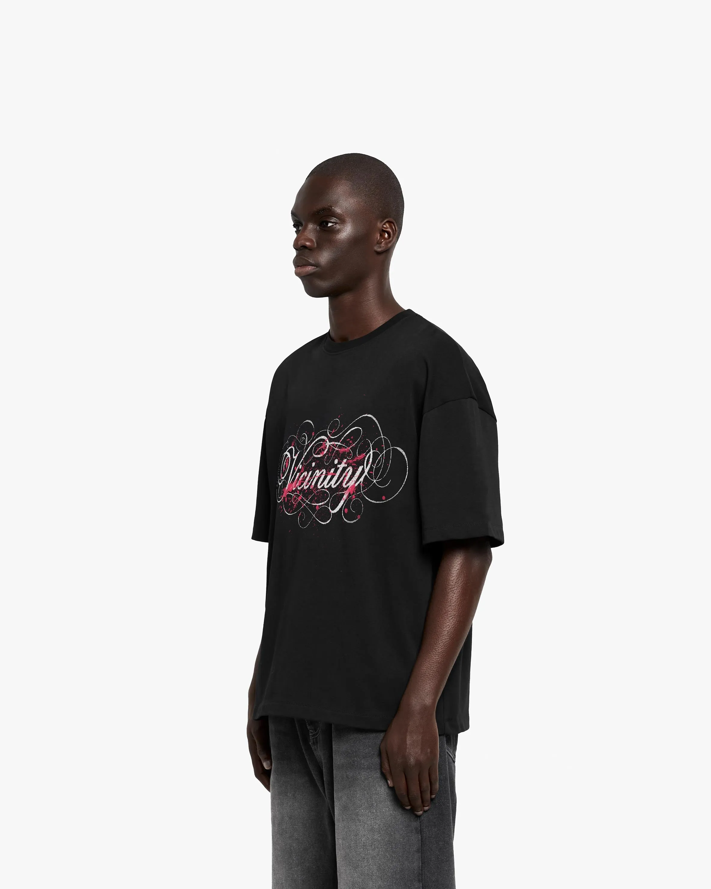SPLATTER TEE BLACK sold by vicinity product image thumbnail 3