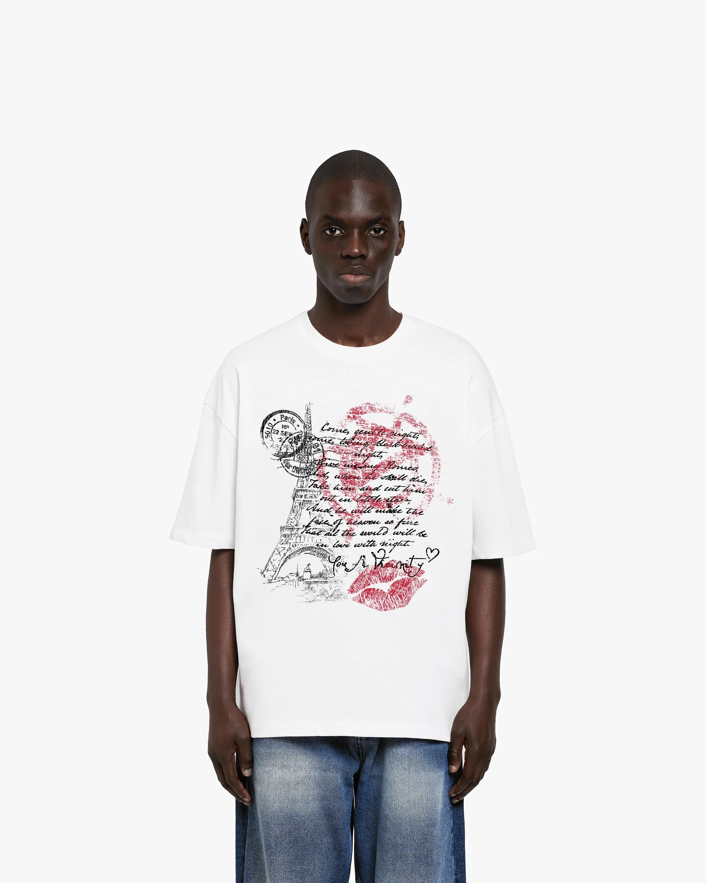 LOVE LETTER TEE WHITE sold by vicinity product image thumbnail 2