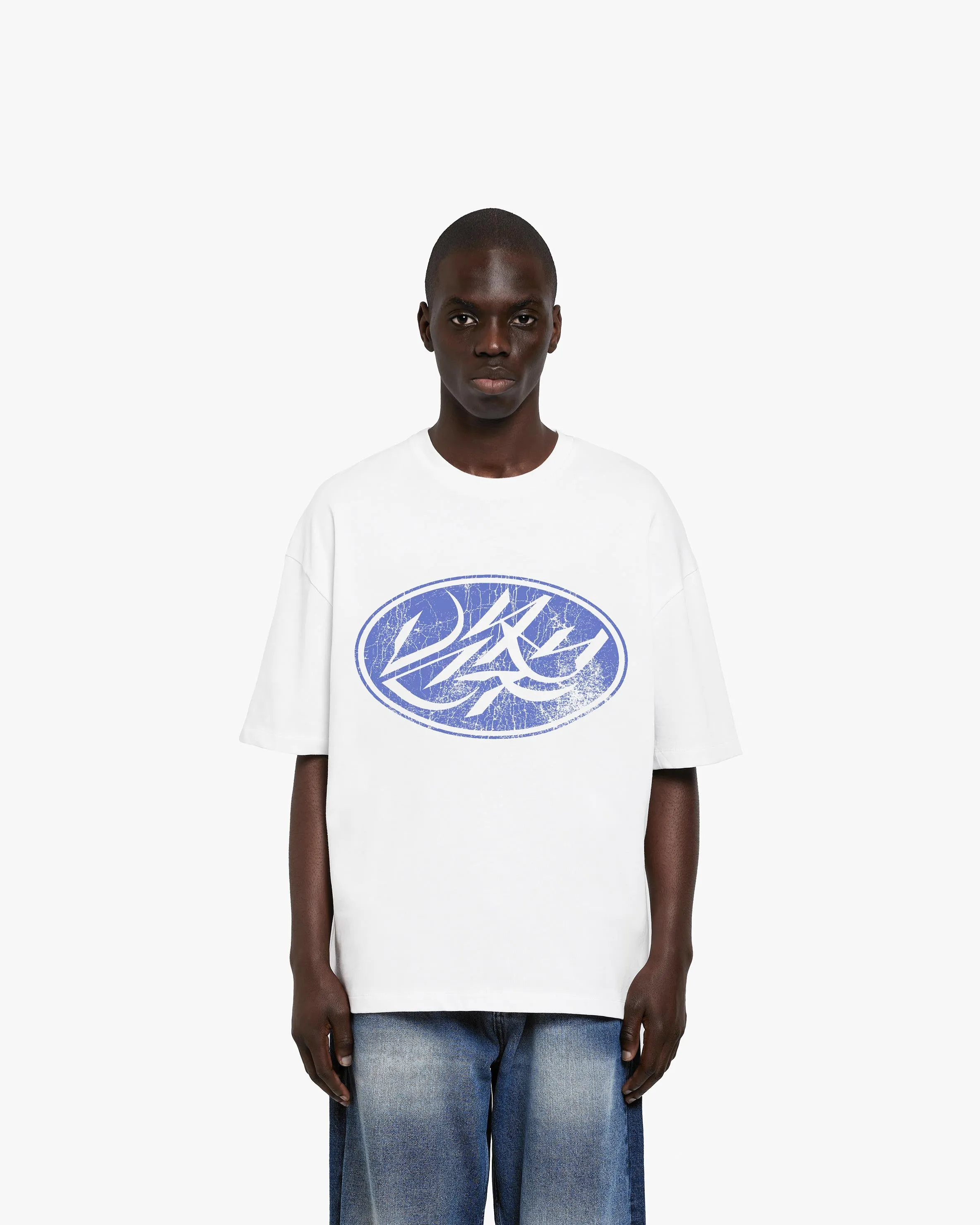 BROKEN SCRIPT TEE WHITE sold by vicinity product image thumbnail 2