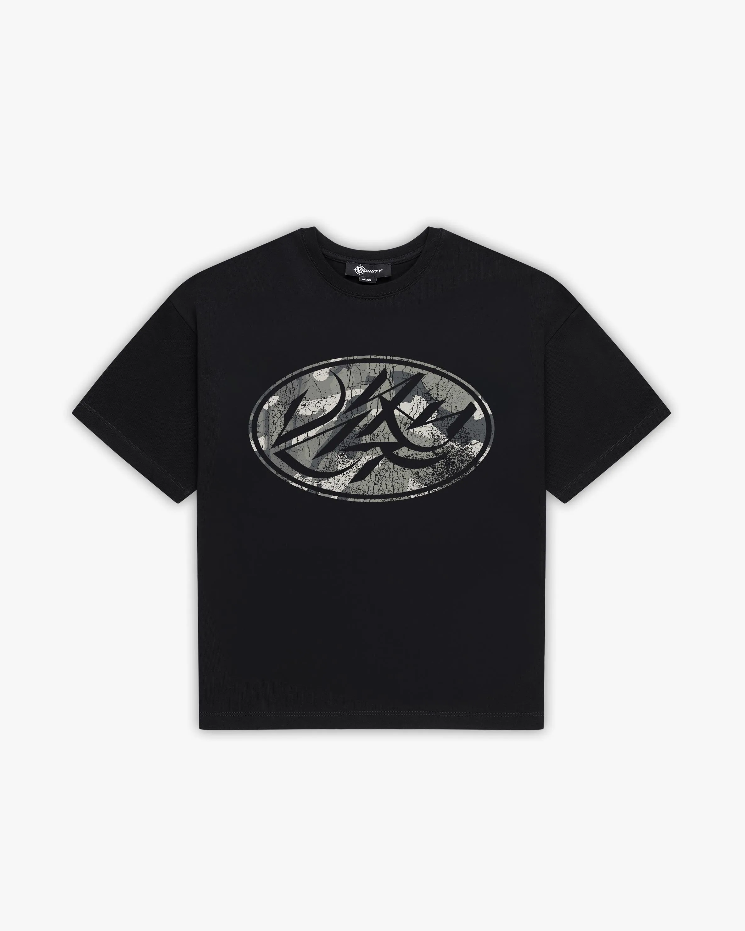 BROKEN SCRIPT TEE BLACK sold by vicinity