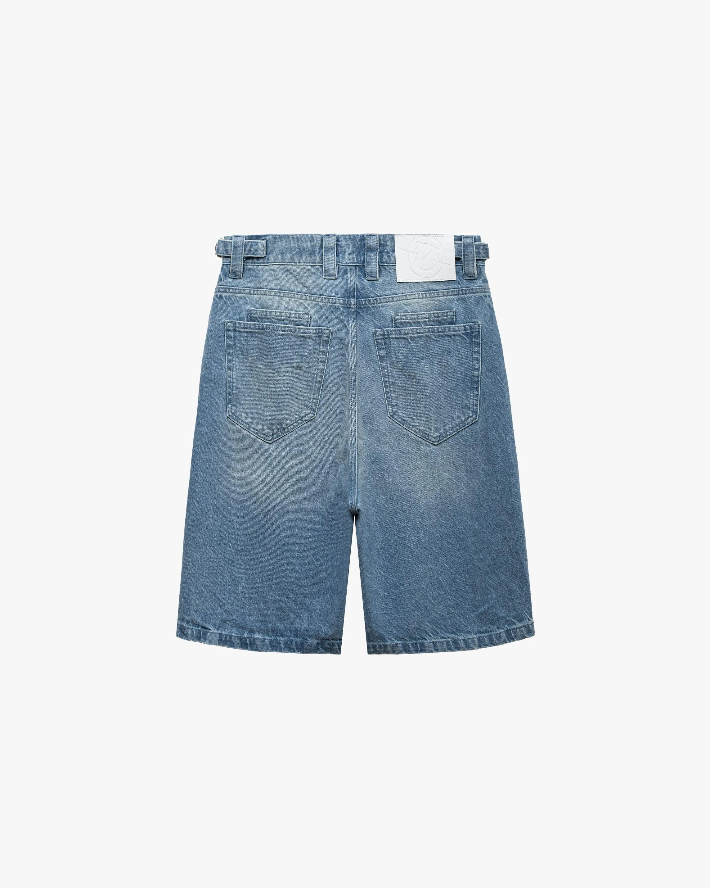 VINTAGE BLUE DENIM JORTS sold by vicinity product image thumbnail 3