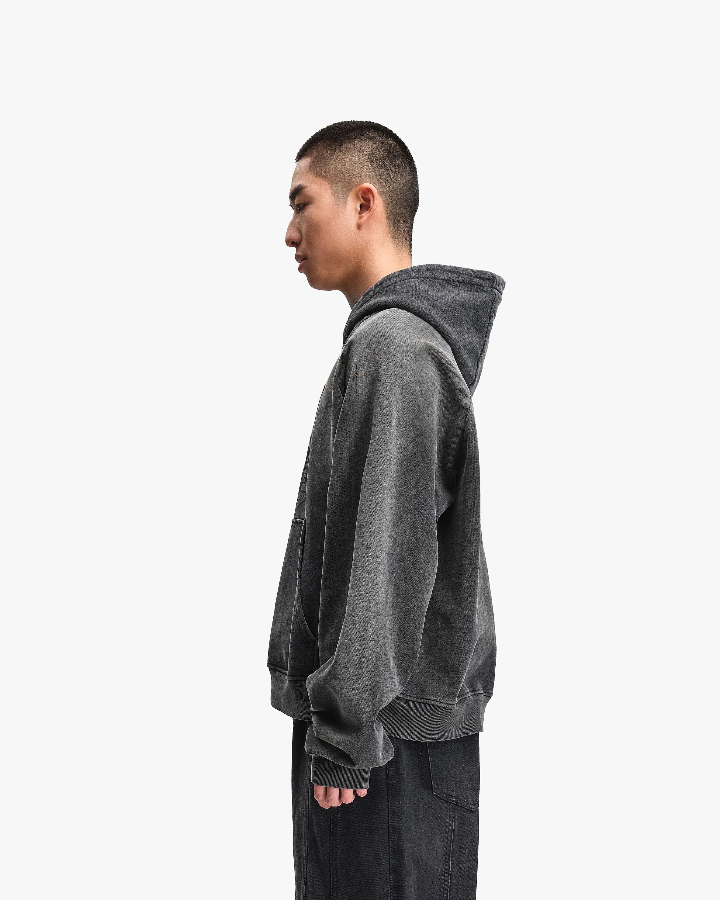 GALLERY HOODIE WASHED GREY sold by vicinity product image thumbnail 5