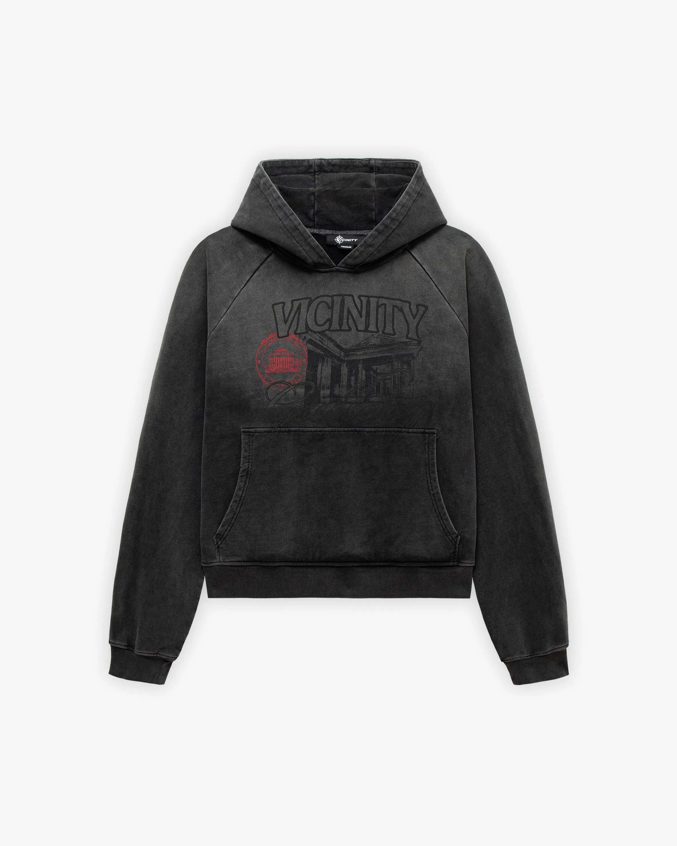 GALLERY HOODIE WASHED GREY sold by vicinity