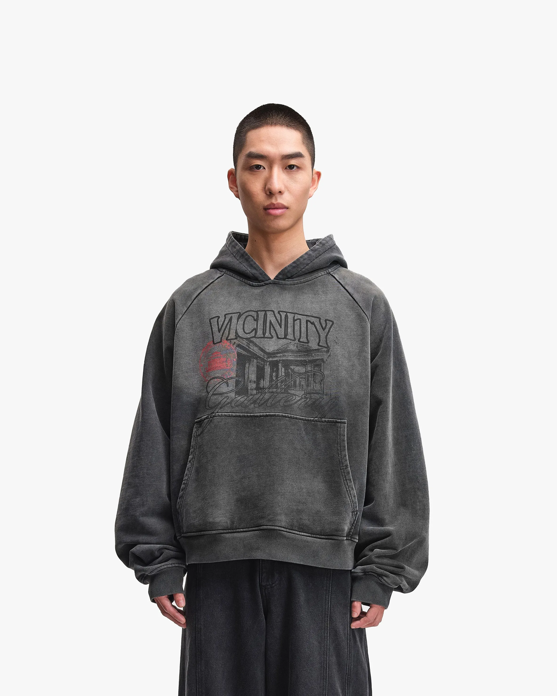 GALLERY HOODIE WASHED GREY sold by vicinity product image thumbnail 2
