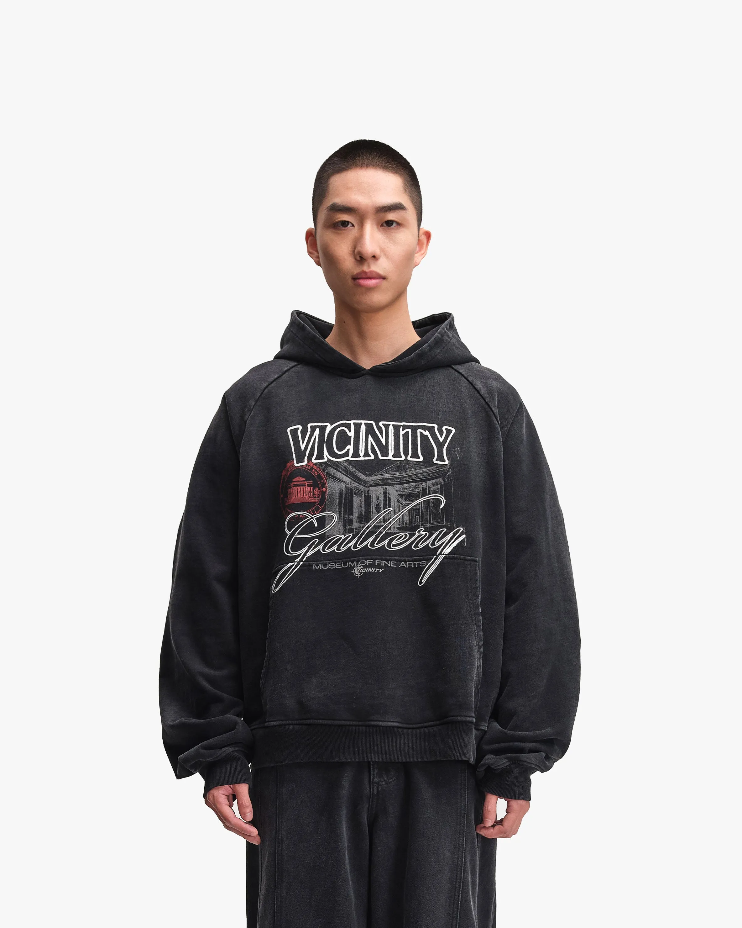 GALLERY HOODIE WASHED BLACK sold by vicinity product image thumbnail 2