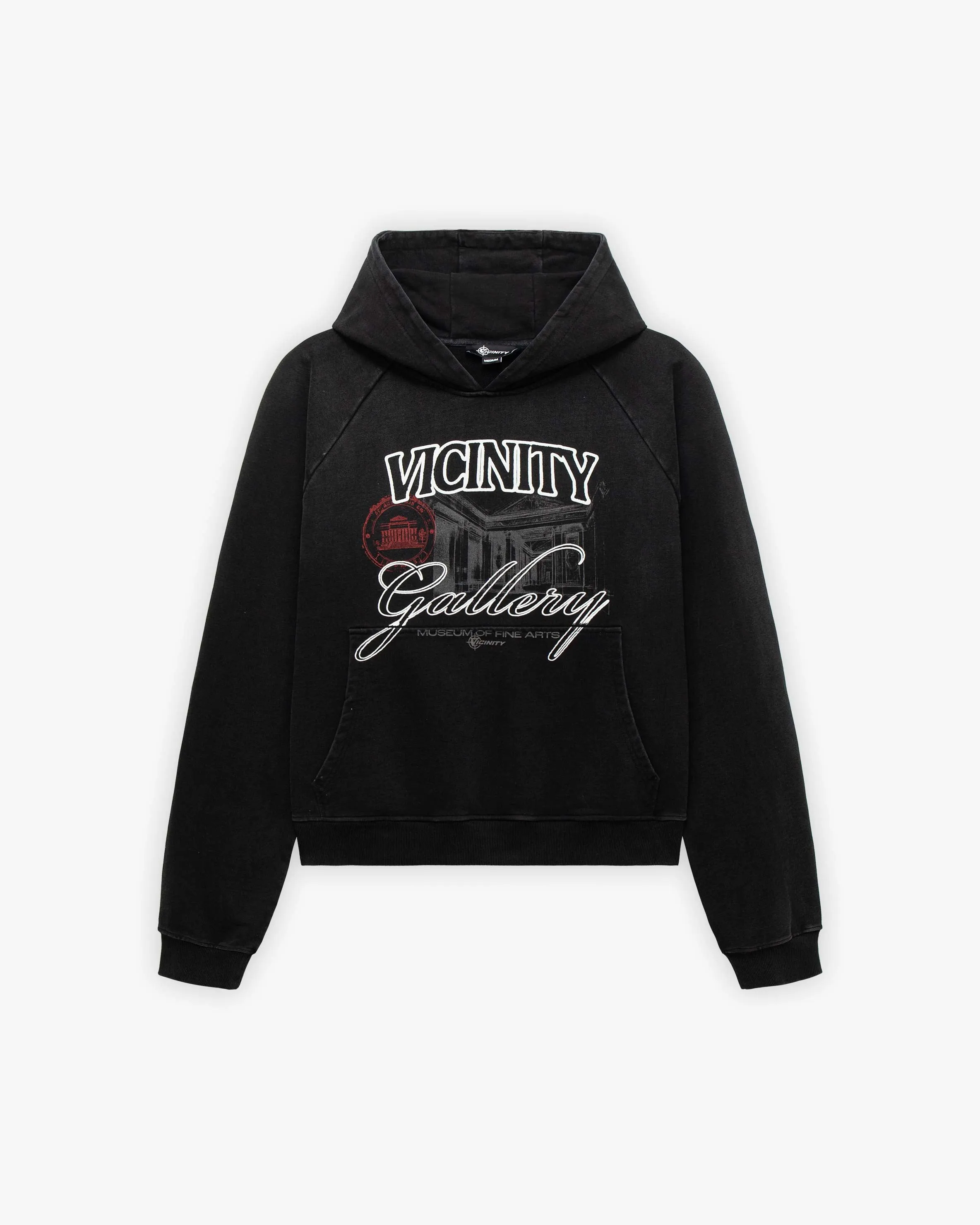 GALLERY HOODIE WASHED BLACK sold by vicinity