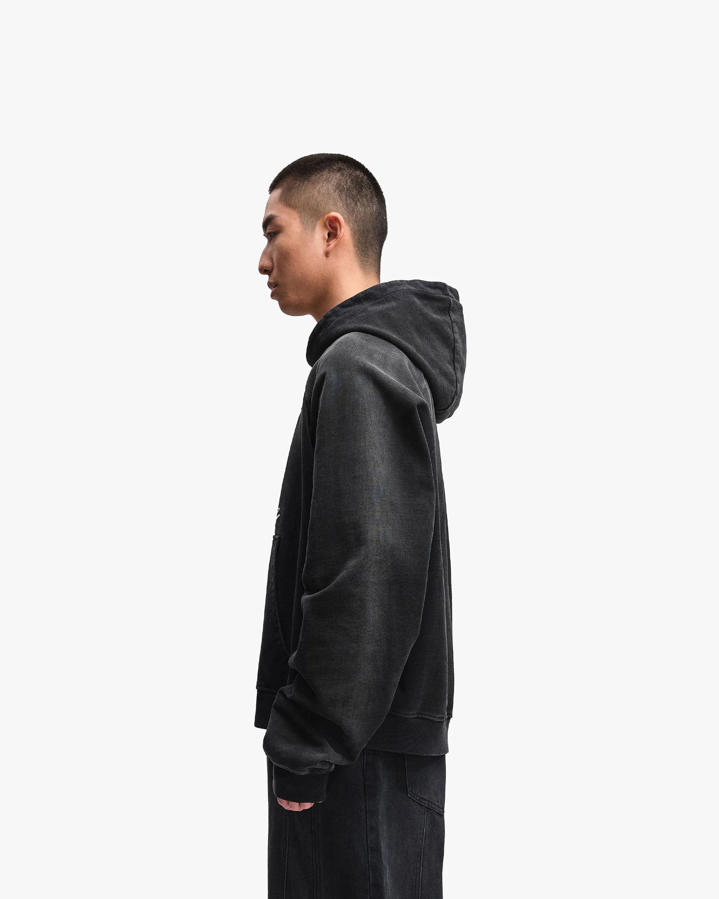 GALLERY HOODIE WASHED BLACK sold by vicinity product image thumbnail 5