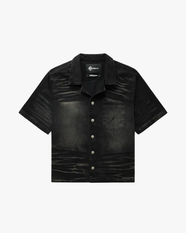 WILD SOUTH DENIM SHIRT COAL sold by vicinity