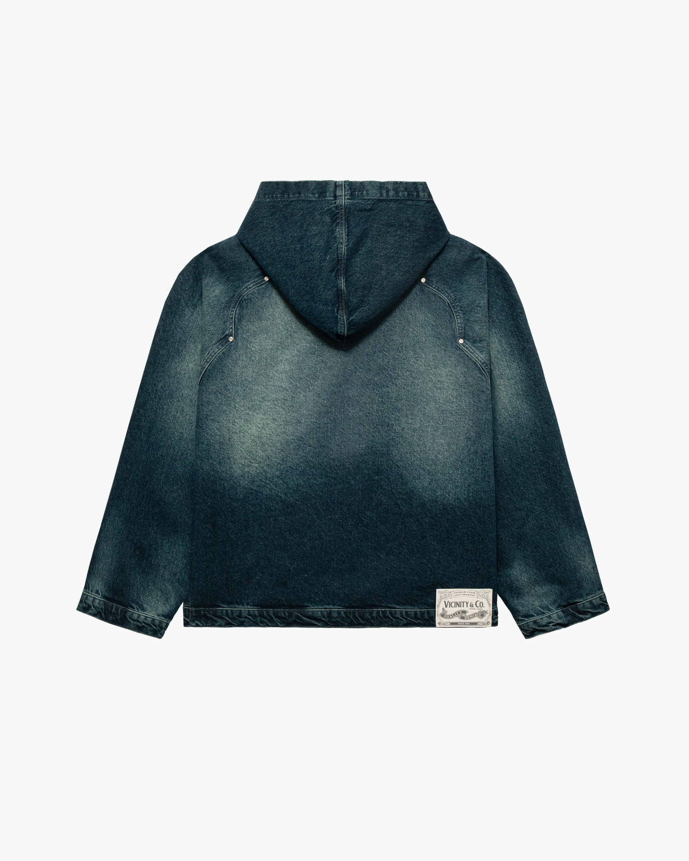 WILD SOUTH DENIM HOODIE LAKE sold by vicinity product image thumbnail 3