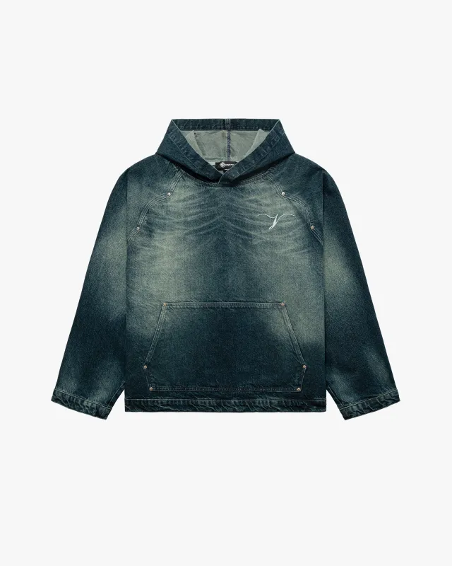 WILD SOUTH DENIM HOODIE LAKE sold by vicinity