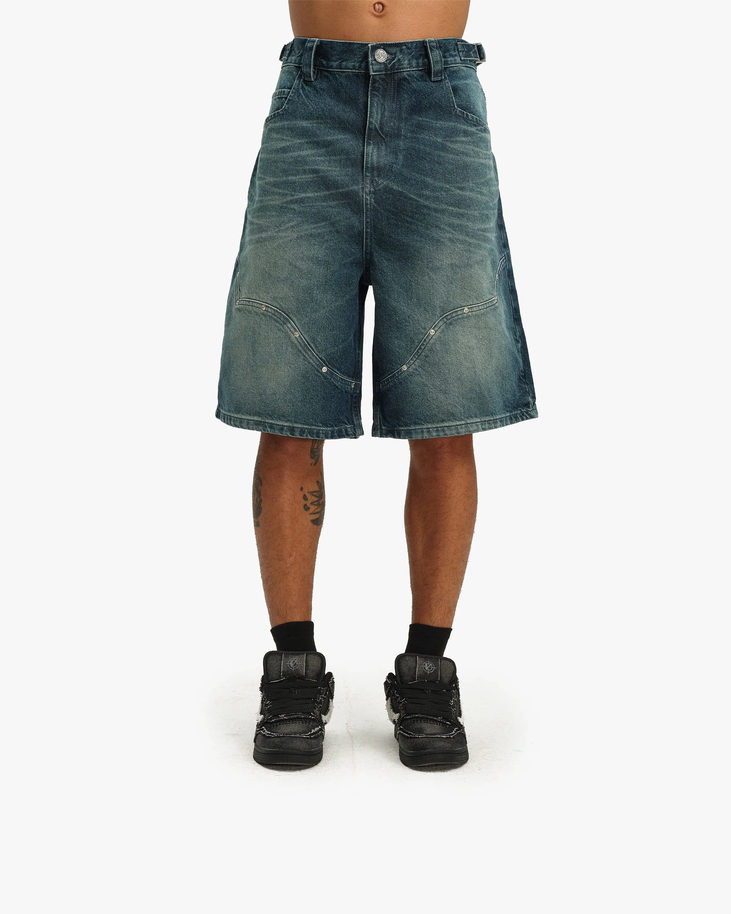 WILD SOUTH DENIM JORTS LAKE sold by vicinity product image thumbnail 2