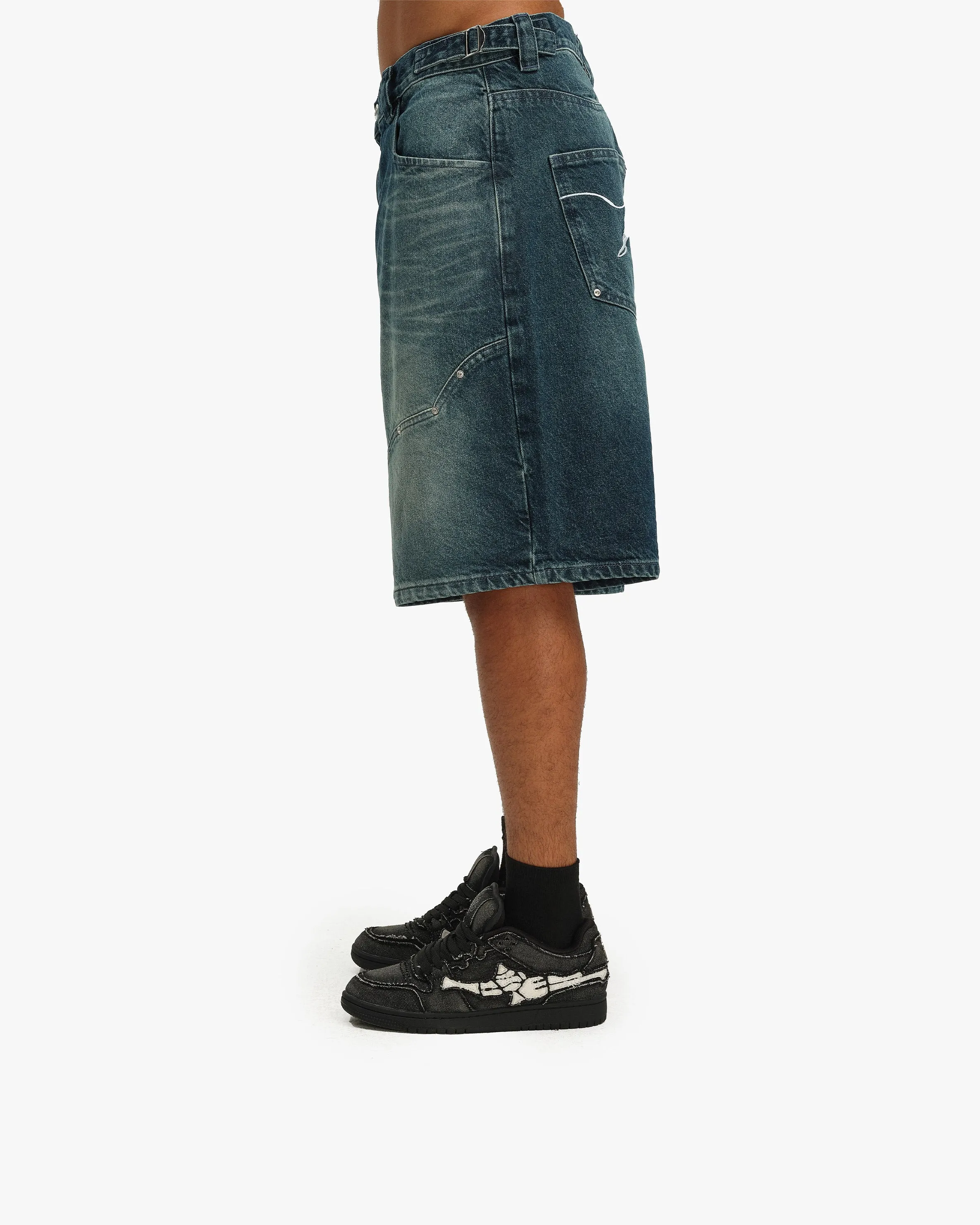 WILD SOUTH DENIM JORTS LAKE sold by vicinity product image thumbnail 5