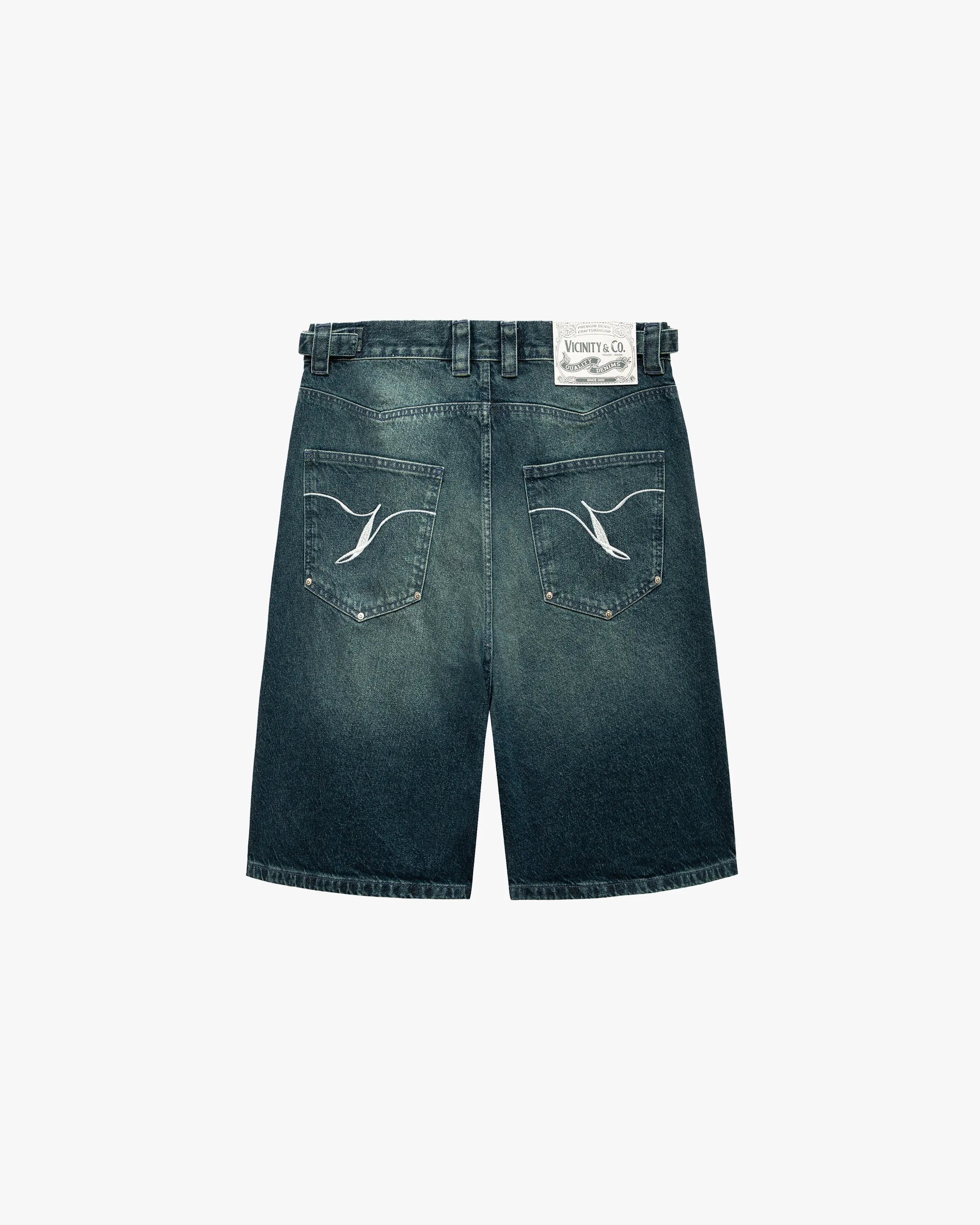WILD SOUTH DENIM JORTS LAKE sold by vicinity product image thumbnail 3