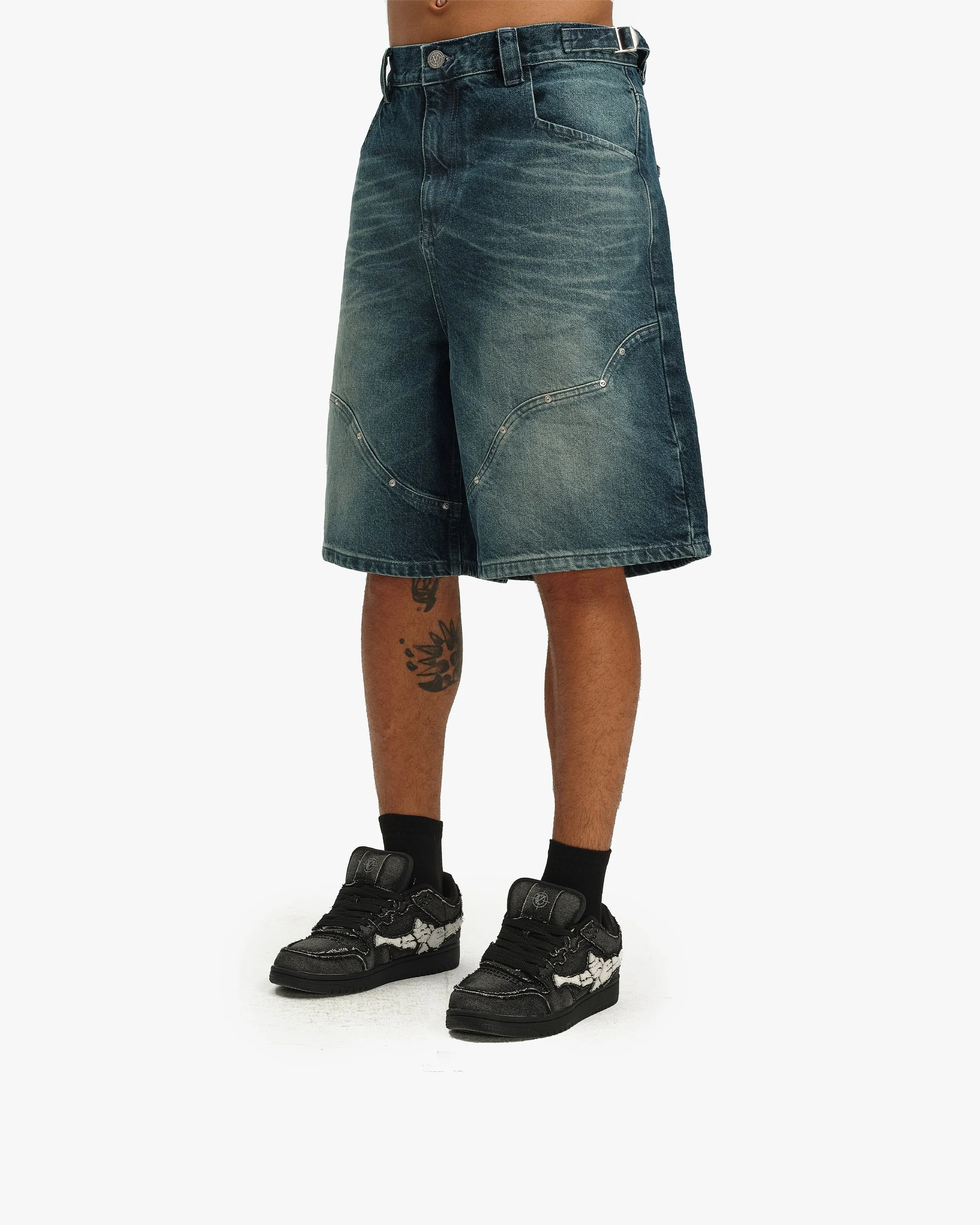 WILD SOUTH DENIM JORTS LAKE sold by vicinity product image thumbnail 4