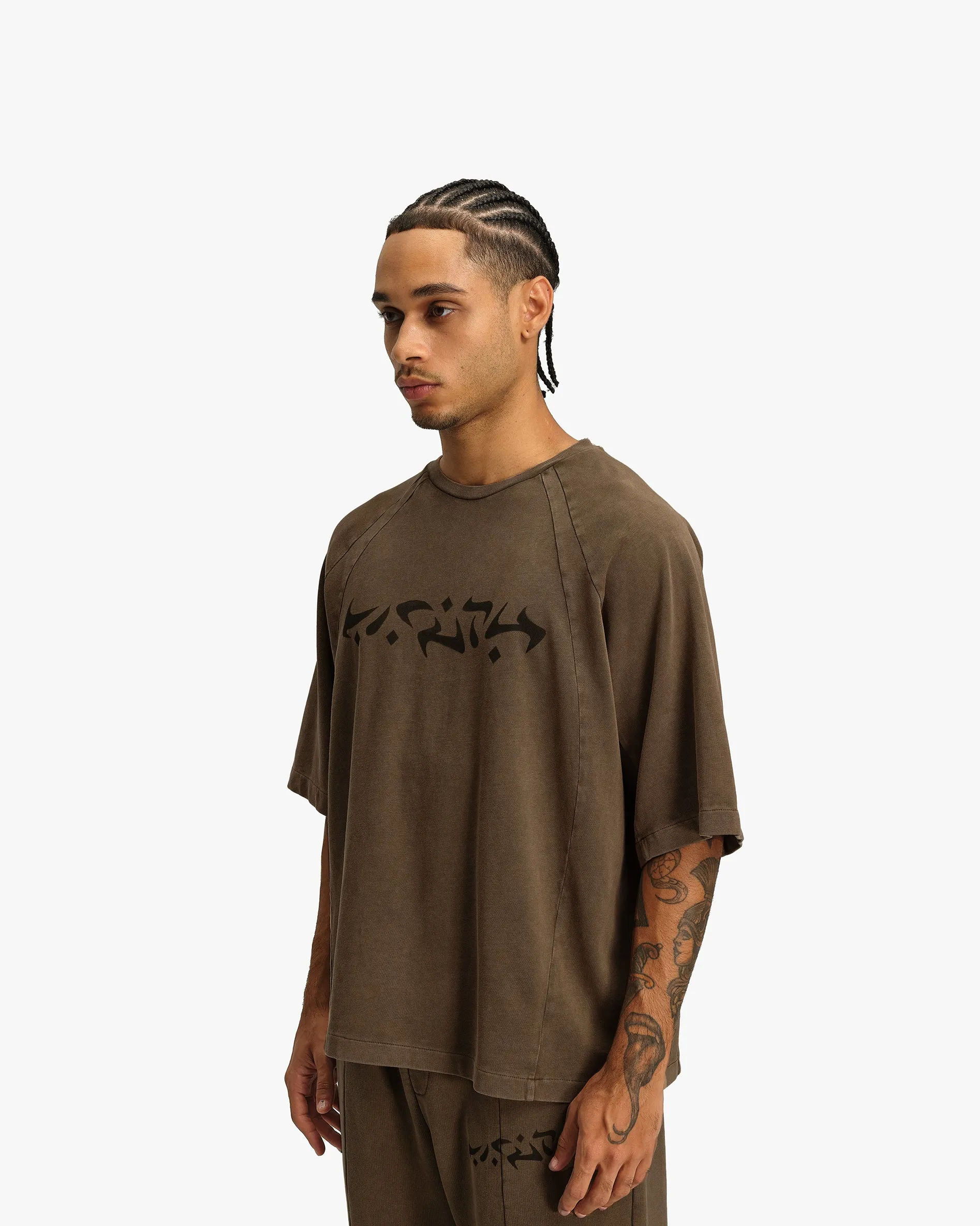 ACID WASHED TEE BROWN sold by vicinity product image thumbnail 4